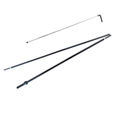 Rectangle Flag Poles Medium 3m