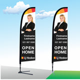 LJ Hooker Open Home Flag Large size New Template