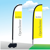 Raywhite Open Home Flag - Large Feather Flag Kitset