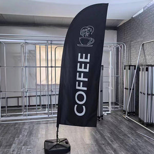 How Brand Impact Ltd Uses Custom Feather Flags to Boost Business for Cafes and Coffee Shops