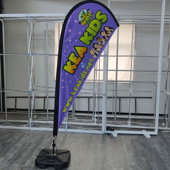 Promote Your After School Care Services with Custom Teardrop Flags