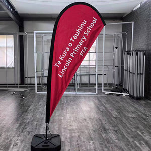 Promoting Your School with Teardrop Flags: A Case Study with Lincoln Primary School