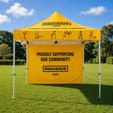 3x3m Steel Custom printed Gazebo NZ Best Price