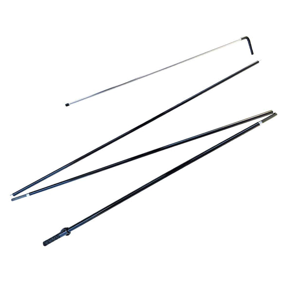 Extra Large Rectangle Flag Poles 4m high