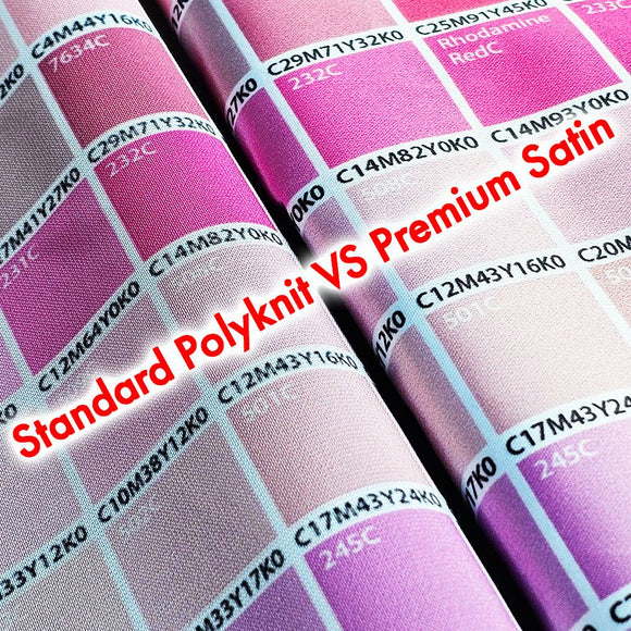 Polyknit vs Satin Flag Fabric