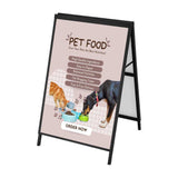 A-frame Sandwich Board Sign with Custom Printed ACM Boards