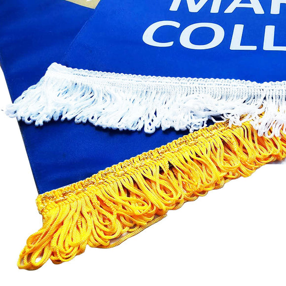 Flag Fringes Gold or White
