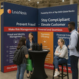 Trade Show Wall Banner with Velcro Back