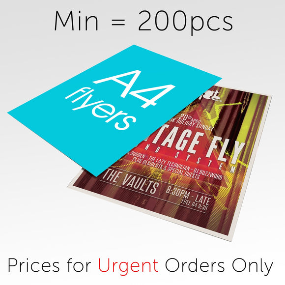 Urgent 3-Day Flyer Order - 210x297mm - A4
