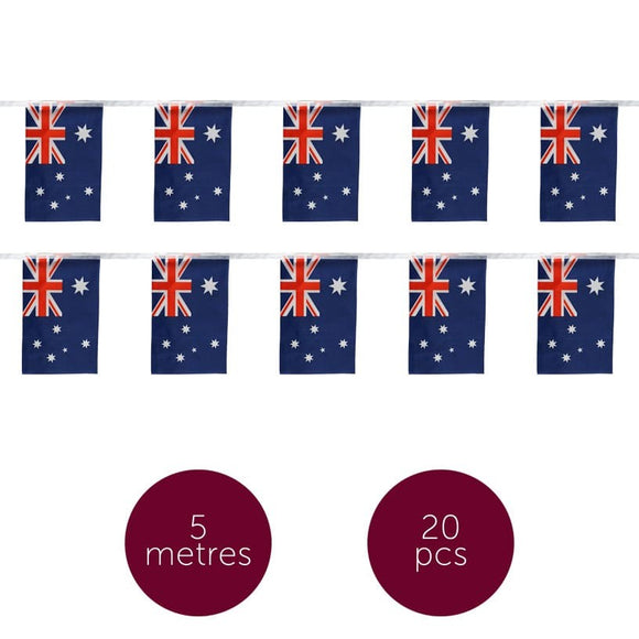 Australian Flag Bunting 5 Meters