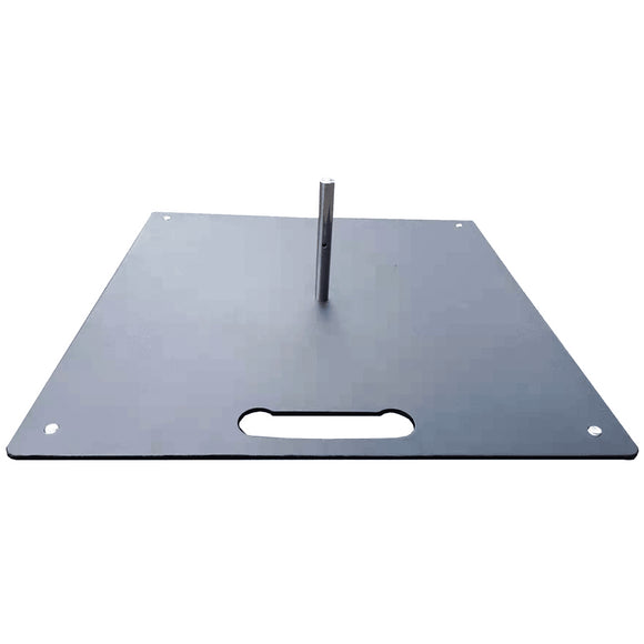 Large Square Steel Plate Base